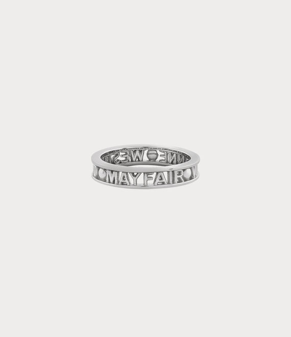 Vivienne Westwood Westminster Ring in Rhodium(925)